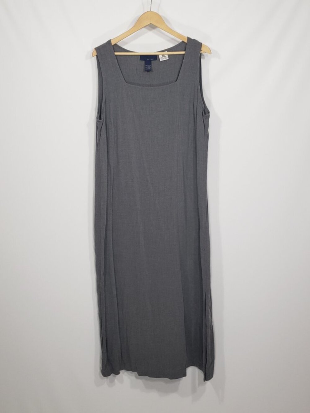 Venezia Grey Long Maxi Dress Women's 18/20 Sleeveless